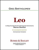 Leo SATB choral sheet music cover